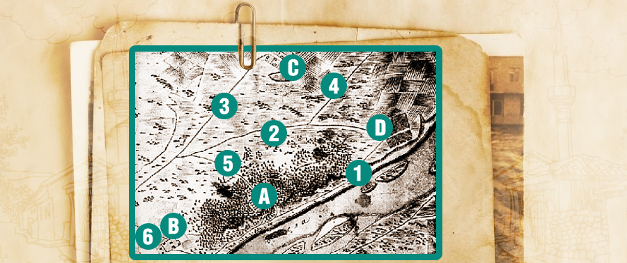 Reprodukowany obok fragment planu Warszawy pochodzi z 1732 roku i jest najstarszym ze znanych planów przedstawiających terytorium obecnych Bielan.
