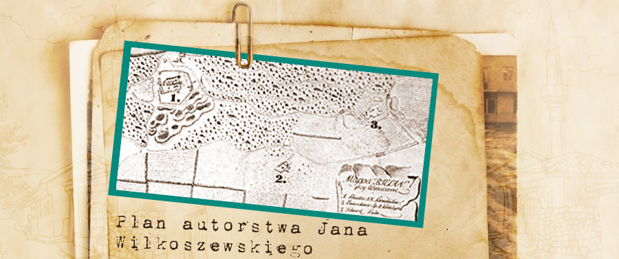 Plan autorstwa Jana Wilkoszewskiego powstał z 1791 roku i przedstawia fragment Bielan z Lasem Bielańskim