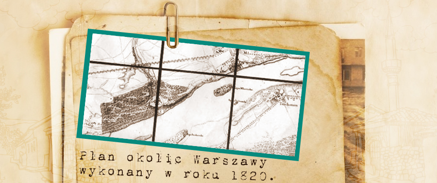 Litografia wykonana przez Sztab Kwaterunku Generalnego w roku 1820